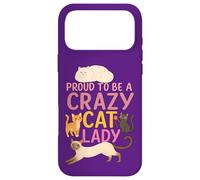 Carcasa para iPhone 17 Pro MAX Gato Lindo para Chica Adicta a los Felinos - Ventilador de Gatos