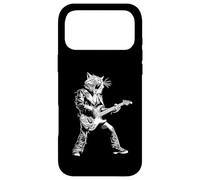 Carcasa para iPhone 17 Pro MAX Gato Rockstar Tocando la Guitarra Rock and Roll Rock Music