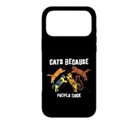 Carcasa para iPhone 17 Pro MAX Gatos Porque la Gente Chupa a un Amante felino
