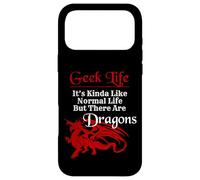 Carcasa para iPhone 17 Pro MAX Geek Life Es un Poco como la Vida Normal, Pero Hay Dragones