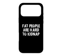 Carcasa para iPhone 17 Pro MAX Gente Gorda difícil de Secuestrar/Divertido diseño de Entrenamiento de Gimnasio