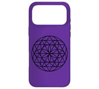 Carcasa para iPhone 17 Pro MAX Geometría Sagrada Flor De La Vida Mejor Yoga Yogi Flores Sagradas