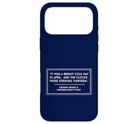 Carcasa para iPhone 17 Pro MAX George Orwell Diecinueve Ochenta y Cuatro Cita de Libro