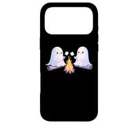 Carcasa para iPhone 17 Pro MAX Ghostly Campfire Asar Malvaviscos Halloween Camp Fire