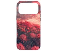 Carcasa para iPhone 17 Pro MAX Giapponese Ragno Giglio Cielo Rosa