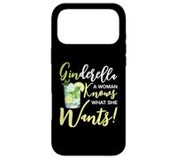Carcasa para iPhone 17 Pro MAX Ginderella Mujer Sabe Lo Que Quiere | Gin Lover