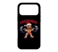 Carcasa para iPhone 17 Pro MAX Gingershred Gingerbread Man Weightlifting Funny Christmas