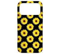 Carcasa para iPhone 17 Pro MAX Girasol Amarillo Flor Patrón Lindo Cottage Core Floral