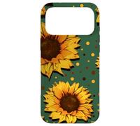 Carcasa para iPhone 17 Pro MAX Girasol Sunshine Vibrante Vintage Pop Art Flower Graphic