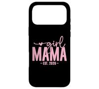 Carcasa para iPhone 17 Pro MAX Girl Mama EST 2026 Pregnancy Reveal Mom To Be New Mommy