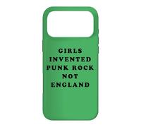 Carcasa para iPhone 17 Pro MAX Girls Invented Punk Rock Not England - Green
