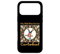 Carcasa para iPhone 17 Pro MAX Girls Why Walk When You Can Cartwheel Christmas Cartwheeling