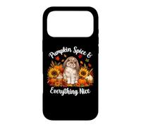 Carcasa para iPhone 17 Pro MAX Girls Womens Mom Pumpkin Spice Mini Holland Lop Bunny Rabbit