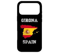 Carcasa para iPhone 17 Pro MAX Girona España Vintage España Bandera Mapa Diseño