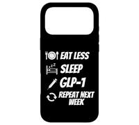 Carcasa para iPhone 17 Pro MAX GLP-1 Comer Dormir Repetir Pérdida de Peso GLP1 Semaglutida