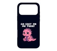 Carcasa para iPhone 17 Pro MAX Go Easy On Me Today Lindo Dinosaurio Divertido Apoyo Emocional