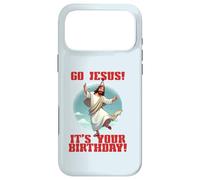 Carcasa para iPhone 17 Pro MAX GO Jesus It's Your Birthday Divertido Meme de Fiesta de Baile navideño