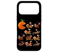Carcasa para iPhone 17 Pro MAX Gobble Til You Wobble Thanksgiving Pumpkin Game Eats Turkeys