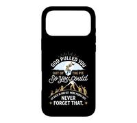 Carcasa para iPhone 17 Pro MAX God Pull You out of The Pit Recovery Faith Design