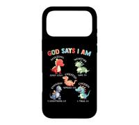 Carcasa para iPhone 17 Pro MAX God Says I Am Dinosaur Bible Verses