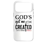 Carcasa para iPhone 17 Pro MAX God'S Got Me Christian Ephesians 2:10 Created with a Purpose