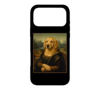 Carcasa para iPhone 17 Pro MAX Golden Retriever Art Mona Lisa Perro