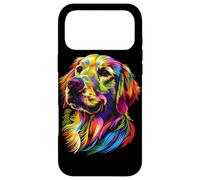 Carcasa para iPhone 17 Pro MAX Golden Retriever Perro Colorido Colores Pop Art Dog Lover