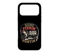 Carcasa para iPhone 17 Pro MAX Gone Fishing Be Back To Go Hunting Diseño Vintage