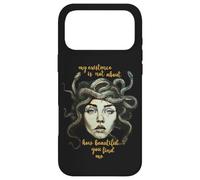 Carcasa para iPhone 17 Pro MAX Gorgon Staring Petrify My Existence Not About Beauty Medusa