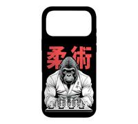 Carcasa para iPhone 17 Pro MAX Gorilla Jiu Jitsu Ju Jutsu MMA BJJ Grappling Chess Kanji Ape