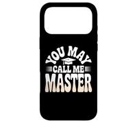 Carcasa para iPhone 17 Pro MAX Gorra de graduación Mastered it You May Call Me Master 2025