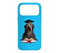 Carcasa para iPhone 17 Pro MAX Gorra de graduación para Perro Berger Picard