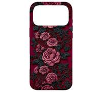 Carcasa para iPhone 17 Pro MAX Gothic Dark Floral Black Lace Valentine