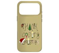 Carcasa para iPhone 17 Pro MAX Gracias a Dios, es una ironía Comercial navideña