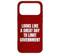 Carcasa para iPhone 17 Pro MAX Gracioso Libertario Libertad Libertad Capitalismo Amante Político