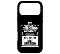 Carcasa para iPhone 17 Pro MAX Gracioso Mi Recuerdo Favorito de la Infancia: la Espalda no