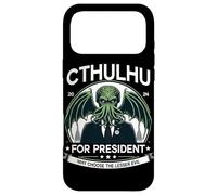 Carcasa para iPhone 17 Pro MAX Gracioso por qué Elegir al Mal Menor Cthulhu para Presidente 2024