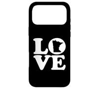 Carcasa para iPhone 17 Pro MAX Gráfico de Amor Mapa de Minnesota