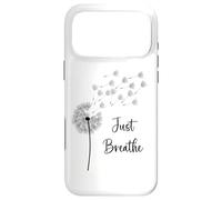 Carcasa para iPhone 17 Pro MAX Gráfico de Diente de león Just Breathe Wildflower Make a Wish