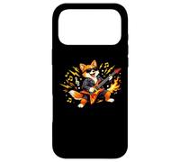 Carcasa para iPhone 17 Pro MAX Gráfico de Mascota de Guitarra Rocking Fox