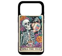Carcasa para iPhone 17 Pro MAX Gráfico de Tarot con diseño de Arte gótico Vintage con diseño de Spill The Tea