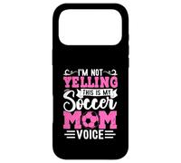 Carcasa para iPhone 17 Pro MAX Gráfico de Voz I'm Not Yelling This Is My Soccer Mom