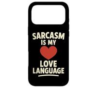 Carcasa para iPhone 17 Pro MAX Gráfico Divertido de Sarcasmo es mi lenguaje de Amor