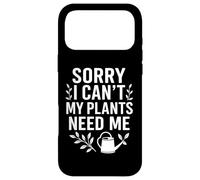 Carcasa para iPhone 17 Pro MAX Gráfico Divertido para Amantes de Las Plantas Lo Siento no Puedo Decir