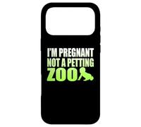 Carcasa para iPhone 17 Pro MAX Gráfico I'm Pregnant Not A Petting Zoo