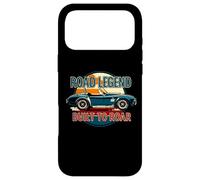 Carcasa para iPhone 17 Pro MAX Gráfico Retro de conducción Retro de un Roadster Muscle Car