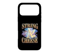 Carcasa para iPhone 17 Pro MAX Gráfico Retro de Queso con Queso y Mozzarella