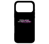 Carcasa para iPhone 17 Pro MAX Gráfico Rosa Keep It Moving Pink