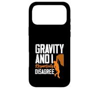 Carcasa para iPhone 17 Pro MAX Gravity and I Respectfully Disagree Escalar Divertido