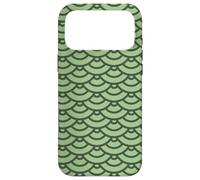 Carcasa para iPhone 17 Pro MAX Green Dark Fern Dragon Scales Arch Geometric Pattern